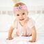 LECTNORE Baby Stirnbänder Blumen 3er Pack, Weiche Haarbänder für Neugeborene und Kleinkinder, Haarschmuck Mädchen (#11#14#15)