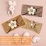 LECTNORE Baby Blumen-Stirnbänder, 3er-Pack, weiche und elastische Haarbänder für Neugeborene und Kleinkinder, Haaraccessoires für Baby-Mädchen (#10#13#6)