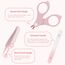 HyAdierTech Babypflege Set mit Baby Nagelschere, für Fingernägel und Fußnägel mit Nagelknipser, Nagelschere, Nagelfeile und Pinzette für Kinder und Neugeborene in süßer Eule Geschenk-Verpackung