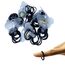 ZCOINS 100 Pack Schwarz Mini Kleine Haargummis, Dünne elastische Haarbänder für feine Strähnen, Zöpfe & Kinderfrisuren, Unsichtbare Haargummis für Mädchen & Kleinkinder