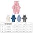 Odizli Neugeborene Baby Mädchen Jungen Kleidung Langarm Gestrickt Kapuze Strampler Body Overall Jacke Frühchenkleidung Erstausstattung Babysachen Set Herbst Winter Babykleidung Weiß 0-6 Months