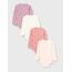 PIPPI Unisex Baby Body LS AO-printed (4-pack) Formender Body, Quail, 98