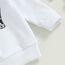 Geagodelia Baby Jungen Kleidung Outfit Babykleidung Set Langarmshirt Sweatshirt + Hose Neugeborene Weiche Babyset Mama's Boy Zweiteiler (A - Weiß & Blau, 0-6 Monate)