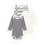 Petit Bateau Unisex BabyGestreifter Body mit langen Ärmeln (3er Pack) , Variante 1, 4 Jahre