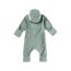 Sterntaler Baby Overall Fleece Unisex - Jumpsuit aus Microfleece Stickerei, Reißverschluss, sowie Hand- und Fußstulpen - steingrün, 56