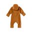 Sterntaler Baby Overall Fleece Unisex - Jumpsuit aus Microfleece Stickerei, Reißverschluss, sowie Hand- und Fußstulpen - goldbraun, 56