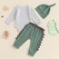 Hello Im New Here Neugeborene Baby Junge Kleidung Set Dinosaurier Druck Langarm Body und Hose Baumwolle Babykleidung Set Herbst Winter Bekleidungssets für Baby Jungen Outfits (Grau, 3-6 Monate)