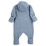 Sterntaler Unisex Kinder Overall Baby Fleece Overall, Blau, 62