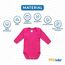 MEA BABY Unisex Baby Langarm Body aus 100% Baumwolle im 5er Pack, Baby Body mit Aufdruck für Mädchen und Jungen (62, Mädchen 2)