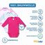MEA BABY Unisex Langarm Body aus 100% Baumwolle im 5er Pack, Mit Aufdruck für Mädchen und Jungen (56, Mädchen 2)