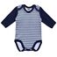 MEA BABY Unisex Langarm Body aus 100% Baumwolle im 5er Pack, Mit Aufdruck für Mädchen und Jungen (62, Jungen)