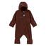 Sterntaler Baby Overall Fleece Unisex - Jumpsuit aus Microfleece Stickerei, Reißverschluss, sowie Hand- und Fußstulpen - dunkelbraun, 86