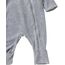 Sterntaler - Baby Overall Jungen Fleece mit Reißverschluss, Silber Mel. - 5501800, Größe 74