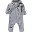 Sterntaler Unisex Baby Overall, Grau (Silber Melange), 80