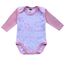 MEA BABY Unisex Langarm Body aus 100% Baumwolle im 5er Pack, Mit Aufdruck für Mädchen und Jungen (74, Mädchen)