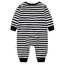 Minizone Babyschlafanzug Jungen Strampler, Baumwolle Einteiler mit Druckknöpfen - Atmungsaktiv Langlebig Weich - Ideal zum Spielen Schlafen 6-9 Monate