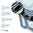 MEA BABY Unisex Langarm Body aus 100% Baumwolle im 5er Pack, Mit Aufdruck für Mädchen und Jungen (74, Jungen 2)