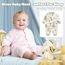 Minizone Babyschlafanzug Jungen Strampler, Baumwolle Einteiler mit Druckknöpfen - Atmungsaktiv Langlebig Weich - Ideal zum Spielen Schlafen 3-6 Monate, Dinosaurier