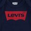 Levi's Kids Classic batwing infant hat bodysuit bootie set 3pc Baby Jungen Pastel Turquoise 0-6 Monate