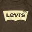 Levi's Kids Classic batwing infant hat bodysuit bootie set 3pc Baby Jungen Pastel Turquoise 0-6 Monate