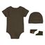 Levi's Kids Classic batwing infant hat bodysuit bootie set 3pc Baby Jungen Pastel Turquoise 0-6 Monate