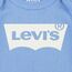 Levi's Kids Classic batwing infant hat bodysuit bootie set 3pc Baby Jungen Pastel Turquoise 0-6 Monate