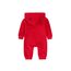 Alunsito Säugling Baby Jungen Mädchen Kleidung Reißverschluss Fleece Bär Ohr mit Kapuze Jumpsuit Strampler Langarm Einteilig Warm Kleidung 66 Rot 3-6 Monate