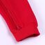 Alunsito Säugling Baby Jungen Mädchen Kleidung Reißverschluss Fleece Bär Ohr mit Kapuze Jumpsuit Strampler Langarm Einteilig Warm Kleidung 66 Rot 3-6 Monate