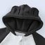 Alunsito Baby Junge Mädchen Reißverschluss Strampler Outfits Kleinkind Hoodie Bärenohren Jumpsuit Overall Einteiler Bodysuit Oberbekleidung 66 Schwarz Grau 3-6 Monate