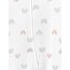 Simple Joys by Carter's Unisex Baby Baumwoll-Strampler mit Fuß, 3er-Pack, Bär/Lama/Regenbogen, 0 Monate