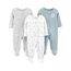 Simple Joys by Carter's Unisex Baby 3-Pack Neutral Sleep and Play Kleinkindschläfer, Bär/Lama/Regenbogen, 6-9 Monate (3er Pack)