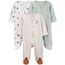 Simple Joys by Carter's 3er-Pack Sleep and Play, Veggie-Streifen, 0-3 Monate