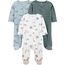 Simple Joys by Carter's 3er-Pack Sleep and Play, Streifensafari, 3-6 Monate