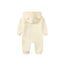 Alunsito Baby Fleece Jumpsuits Kleinkind Langarm Reißverschluss Bärenohr Schneeanzug Neugeborenes Kapuzenstrampler Warmer Mantel Herbst Winter Outfits 66 Gelb 3-6 Monate