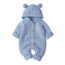 Odizli Neugeborene Baby Mädchen Jungen Kleidung Langarm Gestrickt Kapuze Strampler Body Overall Jacke Frühchenkleidung Erstausstattung Babysachen Set Herbst Winter Babykleidung Hellblau 6-12 Months