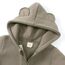 Alunsito Baby Mädchen Jungen Herbst Kleidung Outfits Kleinkind Baby Langarm Bärenohr Hoodie Strampler Bodysuit Fleece One Piece Jumpsuit 73 Khaki 6-9 Monate