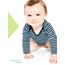 Simple Joys by Carter's Unisex Baby Long-Sleeve Bodysuit Pack of 5 Body, Blau/Grau Meliert/Marineblau Streifen/Orange/Weiß Segelboote, 18 Monate (5er Pack)
