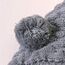 Odizli Neugeborene Baby Mädchen Jungen Kleidung Langarm Gestrickt Kapuze Strampler Body Overall Jacke Frühchenkleidung Erstausstattung Babysachen Set Herbst Winter Babykleidung Grau 12-18 Months