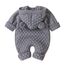 Odizli Neugeborene Baby Mädchen Jungen Kleidung Langarm Gestrickt Kapuze Strampler Body Overall Jacke Frühchenkleidung Erstausstattung Babysachen Set Herbst Winter Babykleidung Grau 12-18 Months