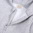 Alunsito Herbst Winter Baby Mädchen Jungen Kleidung Langarm Reißverschluss Hoodie Strampler Bär Ohr Overall Einteiliges Outfit Grau 80 9-12 Monate