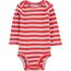 Simple Joys by Carter's Unisex Baby Long-Sleeve Bodysuit Pack of 5 Body, Blau/Grau Lkws/Rot Streifen, 0-3 Monate (5er Pack)