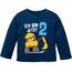 MoonWorks® Baby Langarm-Shirt erster | zweiter Geburtstag Bär Bagger Bauarbeiter Baggerfahrer Geburtstagsshirt Bio-Baumwolle Junge 2 Jahre Navy 56/62 (1-3 Monate)