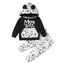 Geagodelia Baby Jungen Kleidung Outfit Babykleidung Set Langarm Kapuzenpullover Top + Hose Neugeborene Weiche Babyset Mini Boss (12-18 Monate)