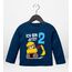 MoonWorks® Baby Langarm-Shirt erster | zweiter Geburtstag Bär Bagger Bauarbeiter Baggerfahrer Geburtstagsshirt Bio-Baumwolle Junge 2 Jahre Navy 80/86 (10-15 Monate)