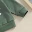 Geagodelia Baby Jungen Kleidung Outfit Babykleidung Set Langarmshirt Sweatshirt + Hose Neugeborene Weiche Babyset Mama's Boy Zweiteiler (B - Grün & Dunkelgrau, 12-18 Monate)