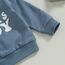 Geagodelia Baby Jungen Kleidung Outfit Babykleidung Set Langarmshirt Sweatshirt + Hose Neugeborene Weiche Babyset Mama's Boy Zweiteiler (B - Blau & Grau, 2-3 Jahre)
