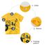 Unisex Baby T-Shirt Baumwolle Süß Karikatur Tier Muster Tops für 1-7 Jahre Alt (1-2 Jahre, H Gelber Bagger)