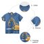 Unisex Baby T-Shirt Baumwolle Süß Karikatur Tier Muster Tops für 1-7 Jahre Alt (2-3 Jahre, H Blauer Bagger)