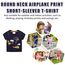 Unisex Baby T-Shirt Baumwolle Süß Karikatur Tier Muster Tops für 1-7 Jahre Alt (3-4 Jahre, H Hubschrauber)