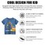 Unisex Baby T-Shirt Baumwolle Süß Karikatur Tier Muster Tops für 1-7 Jahre Alt (2-3 Jahre, H Blauer Bagger)